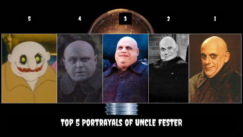 Top 5 Portrayals of Uncle Fester by JJHatter on DeviantArt