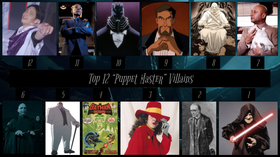 Top 12 'Puppet Master' Villains by JJHatter on DeviantArt