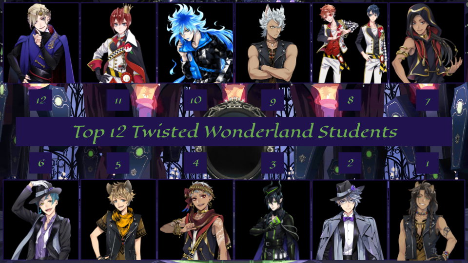Top 12 Twisted Wonderland Students by JJHatter on DeviantArt