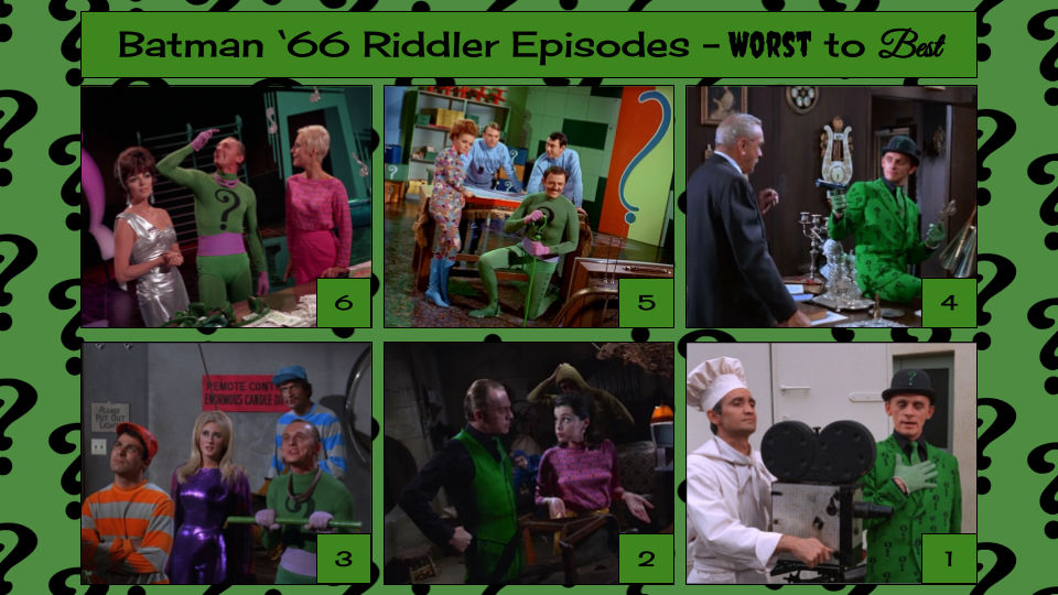 Batman '66 Riddler Episodes - Worst to Best by JJHatter on DeviantArt