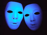 Masks in Blue Light 1 by WesTonR