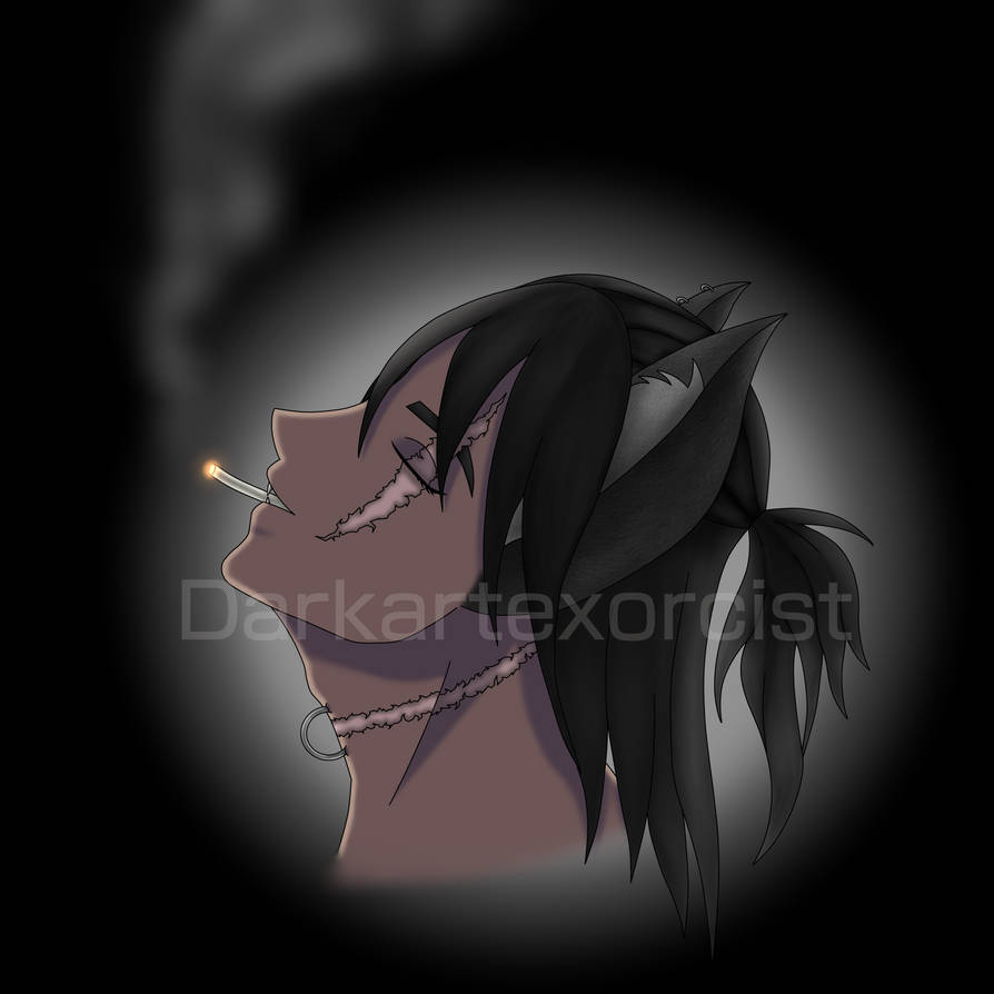 Smocking Stray Stray by DarkArtExorcist on DeviantArt