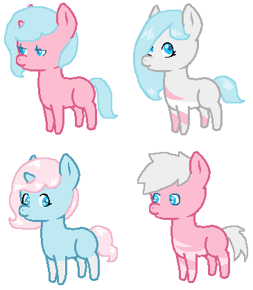 Sonic Blue x Frost Icebreeze foals [open]