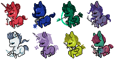 Steven Universe Crystal Gem ponies [1 left]