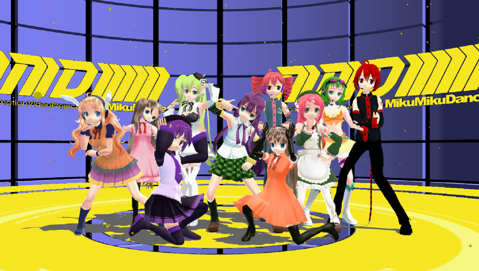 Mmd Group MMD amazing group pose by pianomanjojo on DeviantArt
