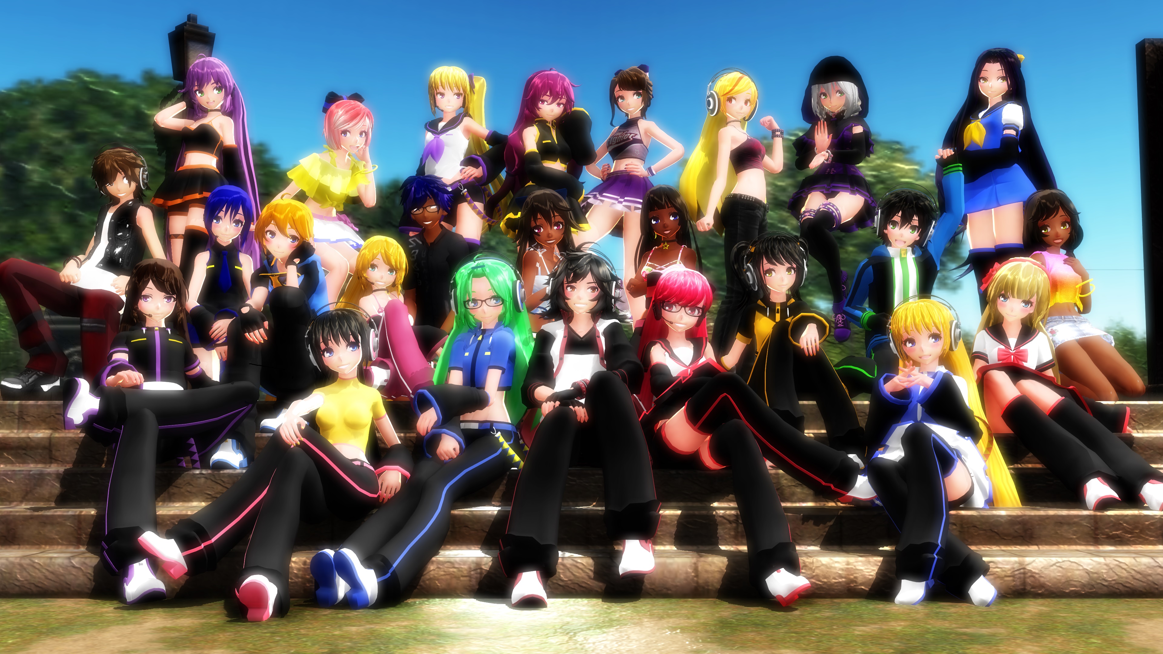 MMD Original Character Cast Set by pianomanjojo on DeviantArt