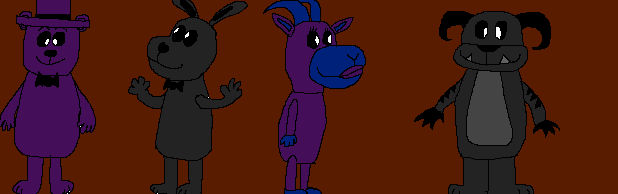 In Five Nights at Freddy's 2, these two 'shadow' animatronics