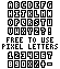 F2U Pixel Letters (smaller size)