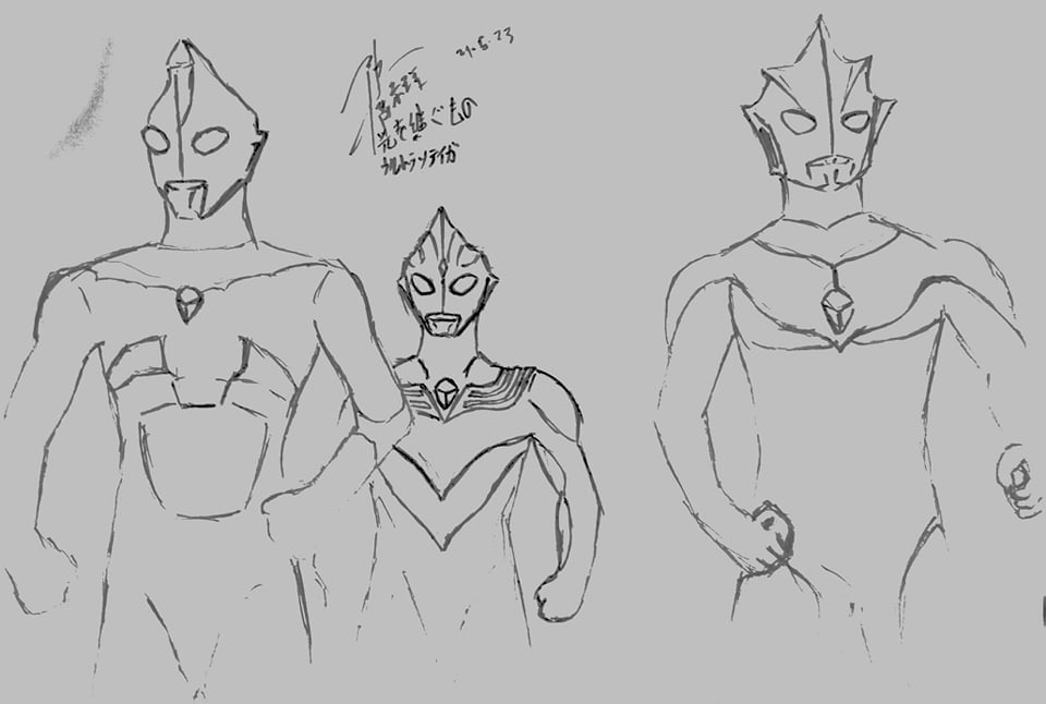 Tiga Companion Statues by FutureEclipse on DeviantArt