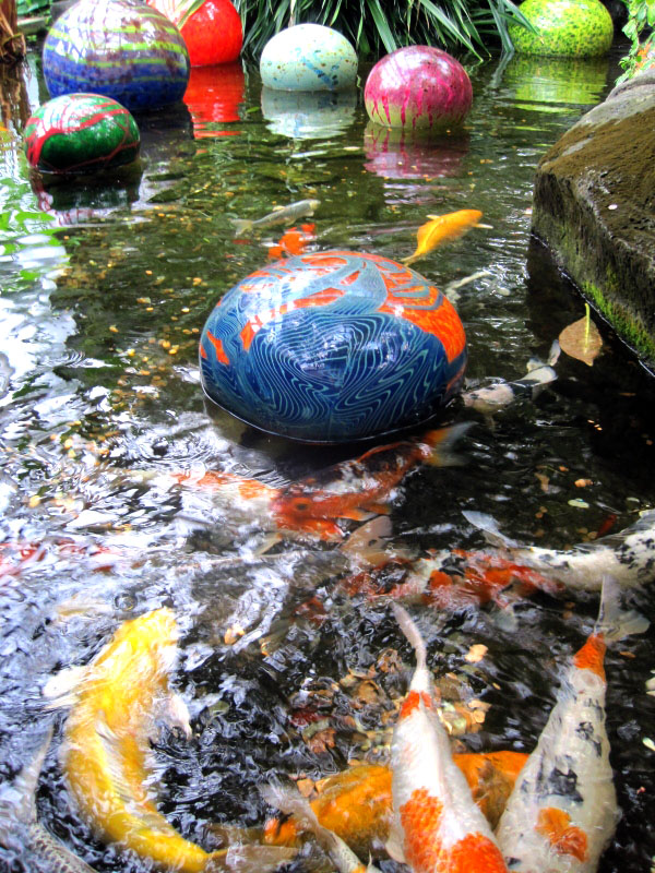 Koi and art pond