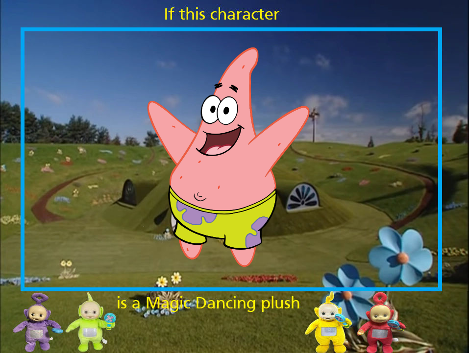 Patrick Touch Deviantart If Patrick is a Magic Dancing Plush by MuscleBobMan93 on DeviantArt