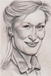 Meryl Streep portrait-1