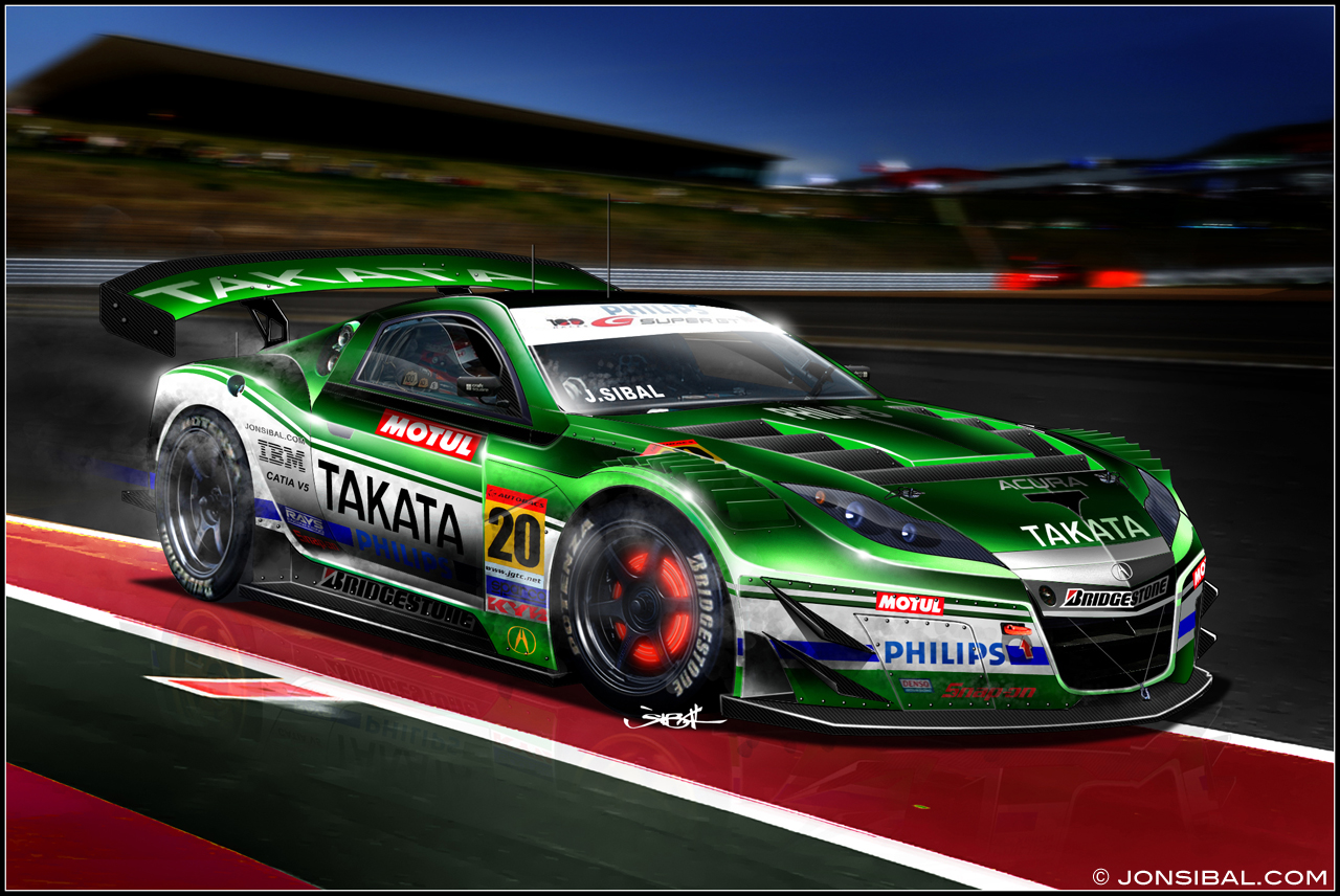 2010 Super GT NSX racecar