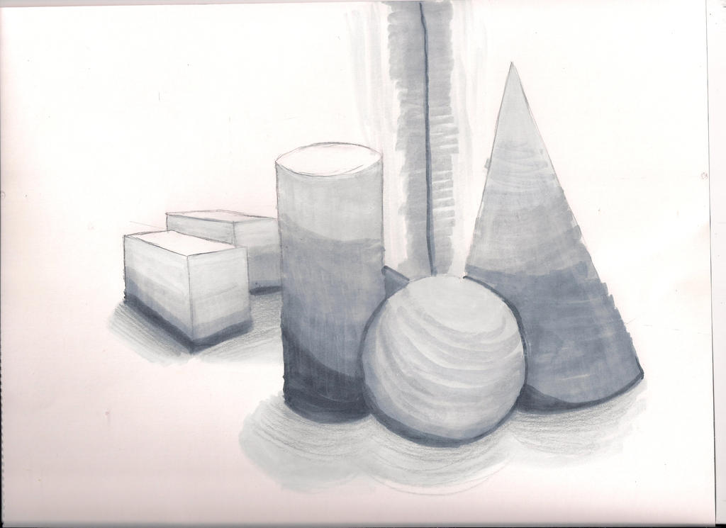 Shaded Shapes by artofangles1 on DeviantArt