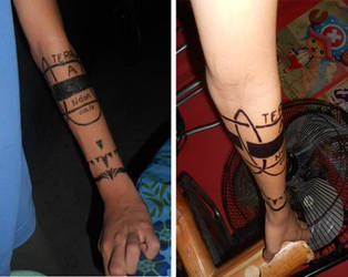 FMA Scar's Henna Tattoo (unfinished)