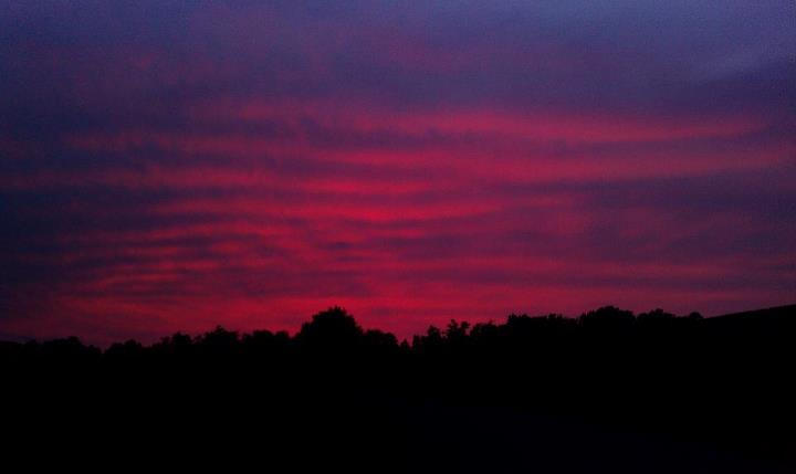 Red Sunset Ripple Rippling Sunset by UmbraeCalamitas on DeviantArt