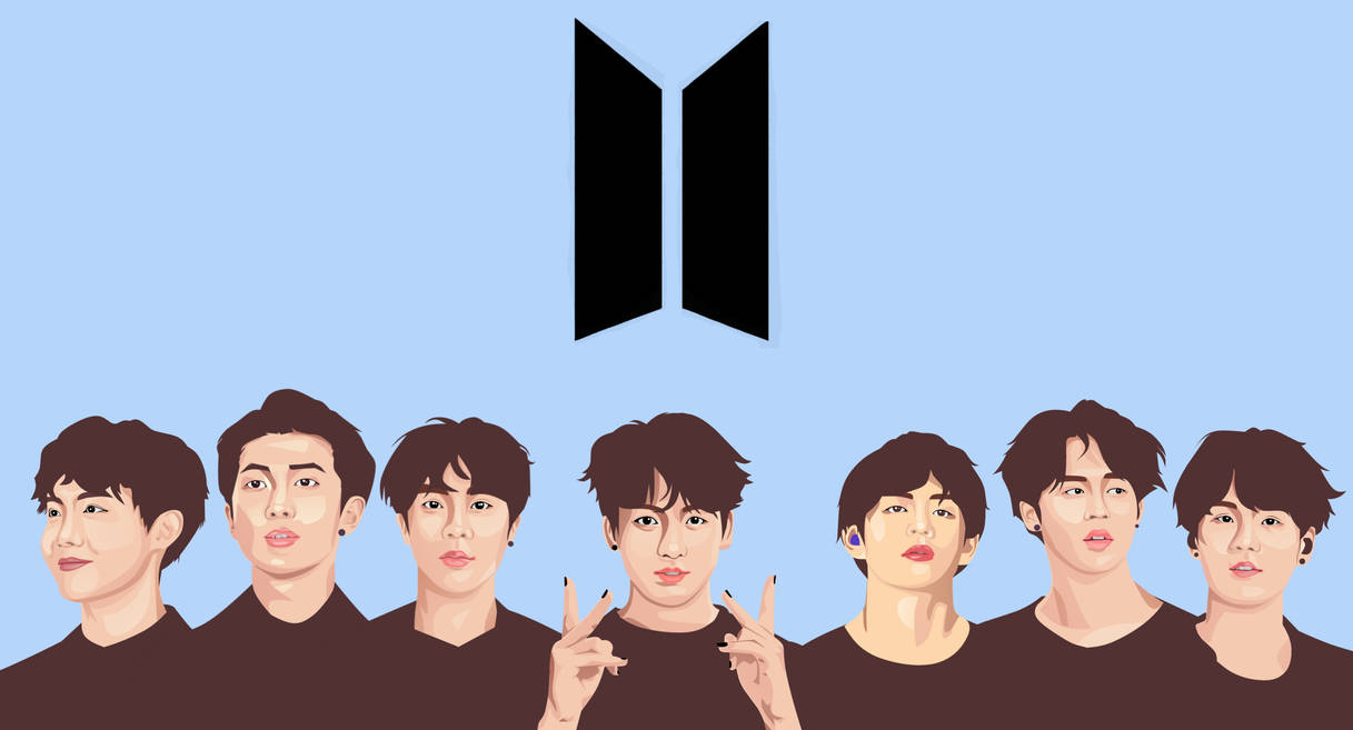 BTS Vector Art by IniVectorArt on DeviantArt
