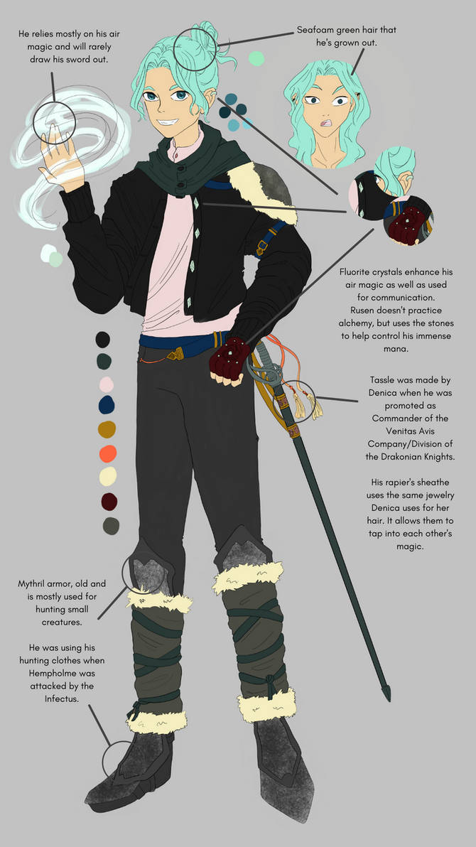 Rusen Spiros | S1 The Blue Robin | Book 1 Look by junesketches on ...