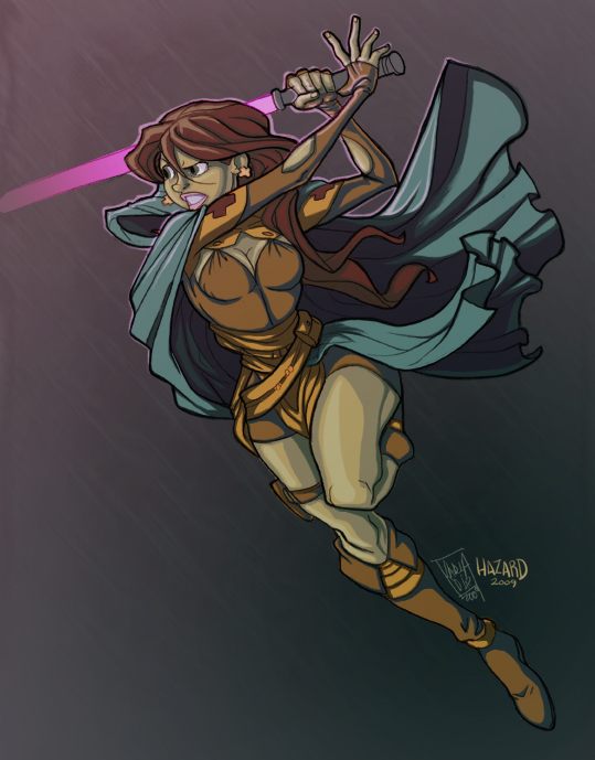 tsuji's Nelia Tenlion colored by MRHaZaRD