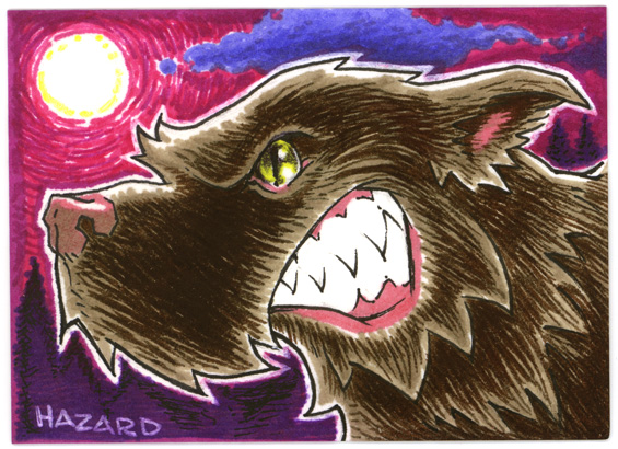 Sketchcard 003 Werewolf