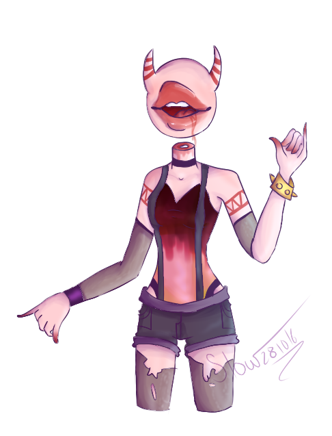 Demon OC by BlueBlueberry99 on DeviantArt