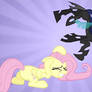 Fluttershy fighting