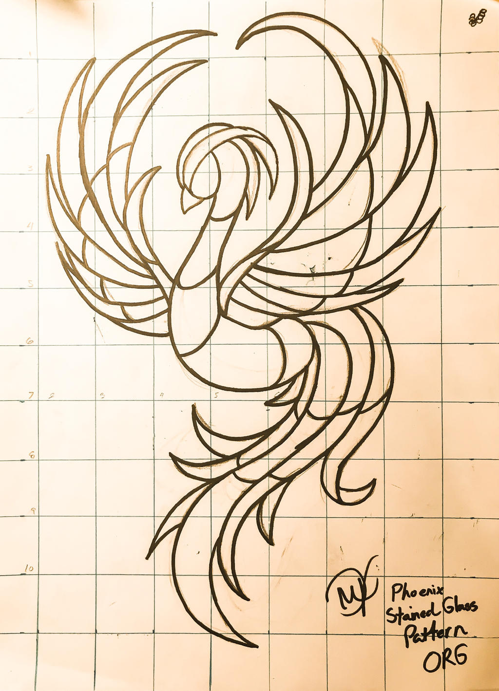 Phoenix Stained Glass Pattern by Umbra-Neko on DeviantArt