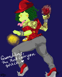 Gwendiline the Red Gorgon Witch