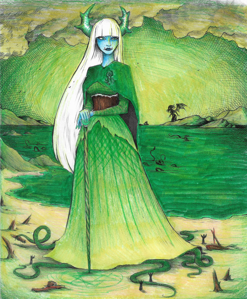 Groa, Herald of the Deep by LouistheSmall on DeviantArt