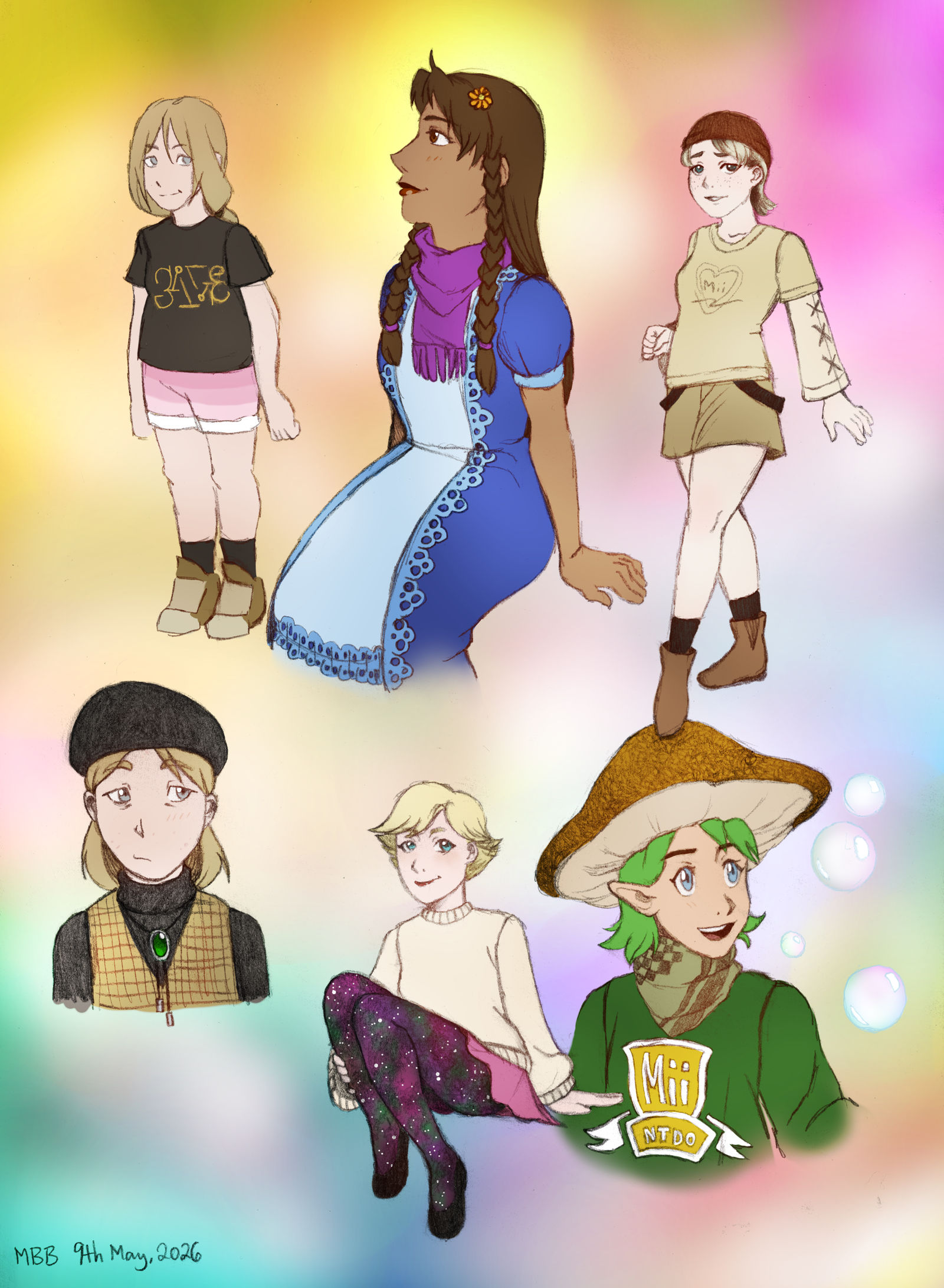 Tomodachi Sketches