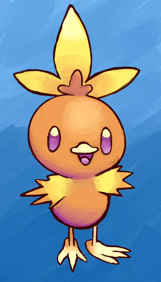 Torchic Painting by SupahSanti on DeviantArt