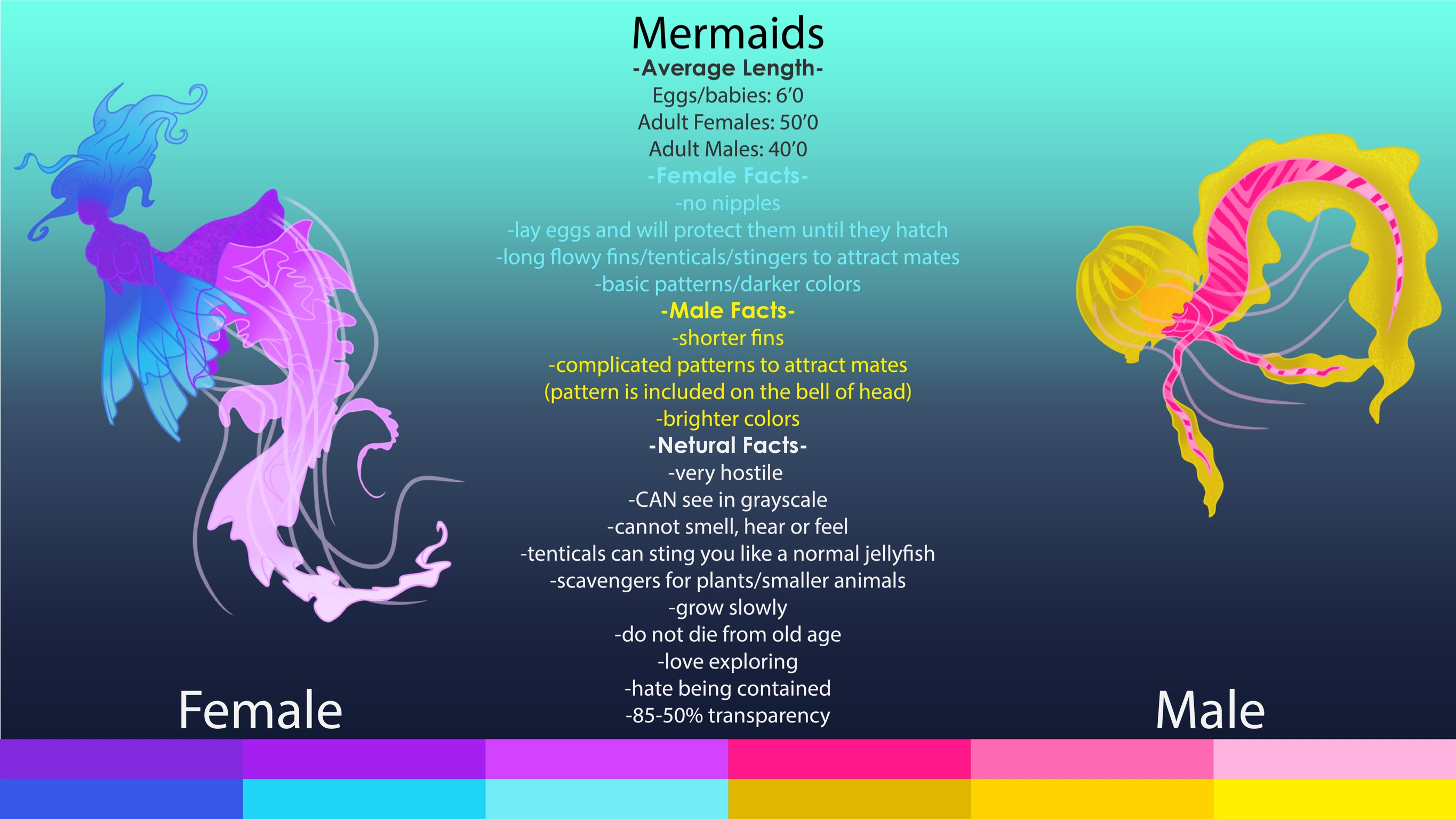 Mermaids Reference by VCKitsune on DeviantArt