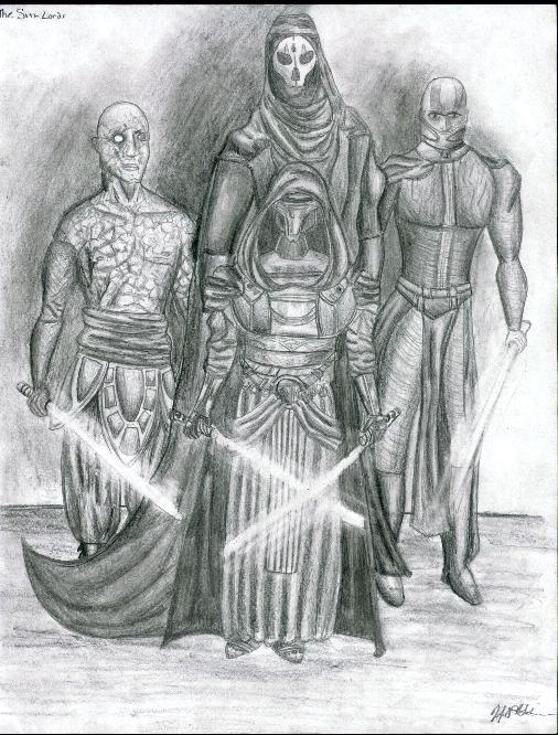 Sithe Drawings The Sith Lords by Alpha214 on DeviantArt