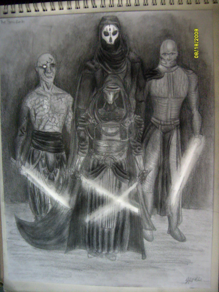 Sithe Drawings The Sith Lords FINAL by Alpha214 on DeviantArt