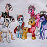 BBC Sherlock characters as ponies