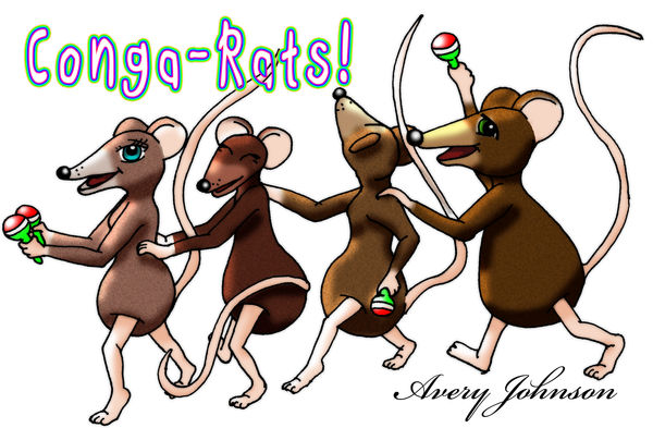 Conga-Rats by Avery-XX on DeviantArt