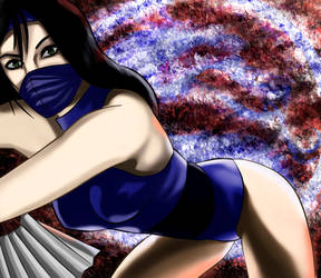 Kitana Mortal Kombat Paint Fanart