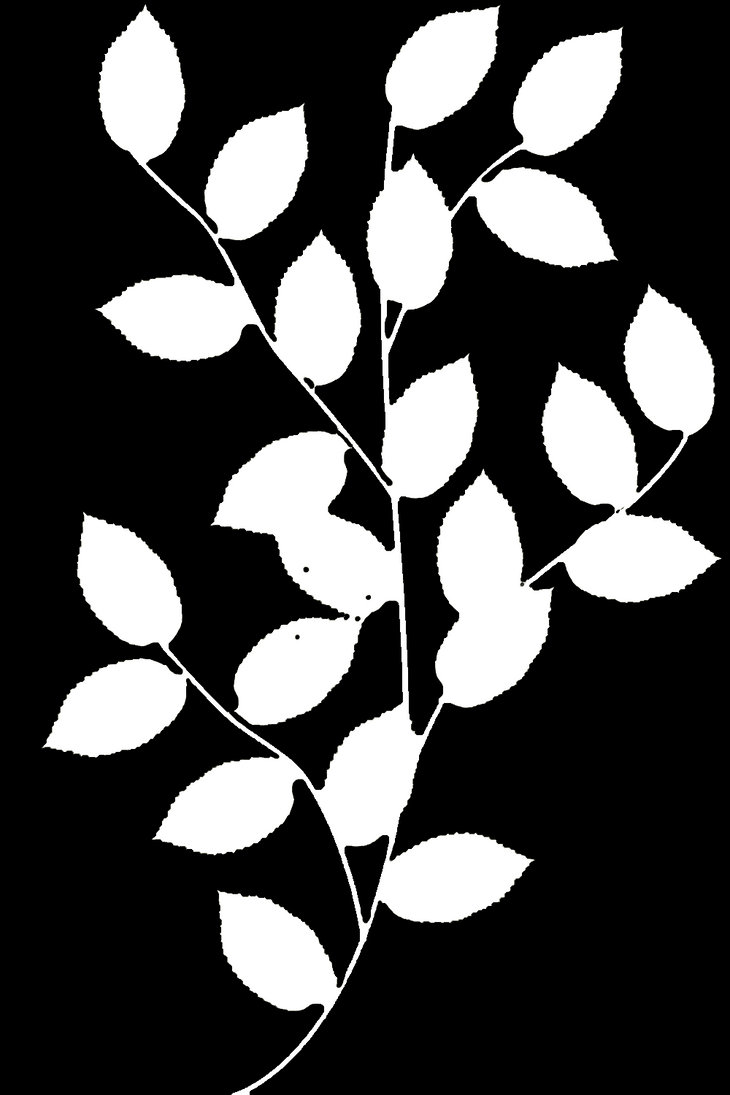 opacity map for leaf by AdamDellow on DeviantArt