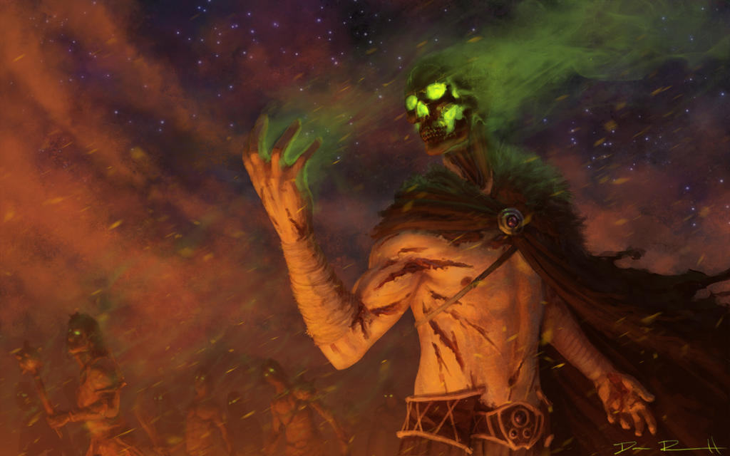 Necromancer Rothbart Necromancer by DanRobArt on DeviantArt