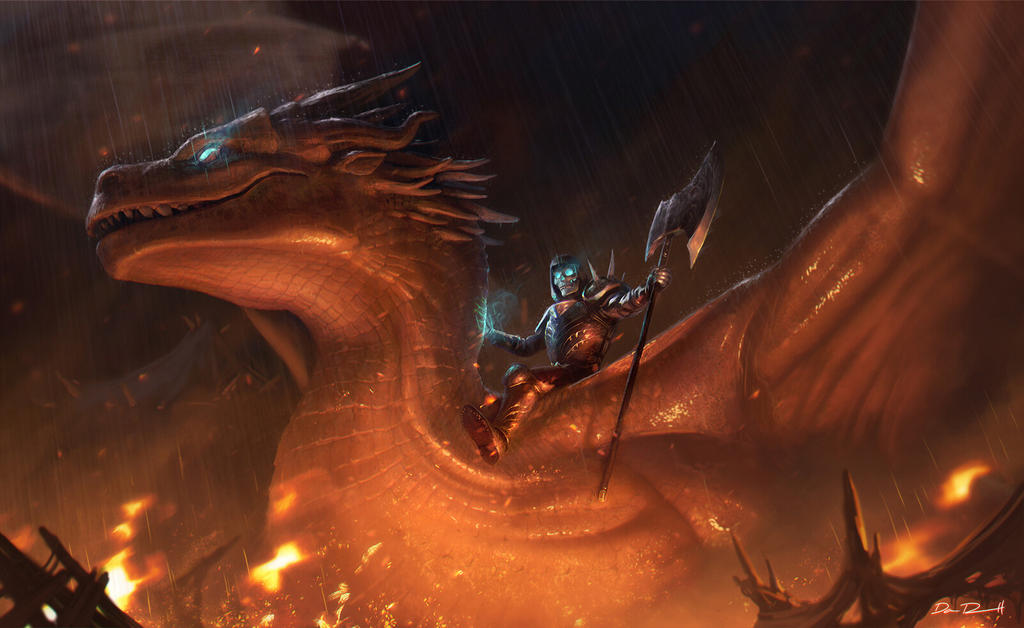 Dragon Rider by DanRobArt on DeviantArt