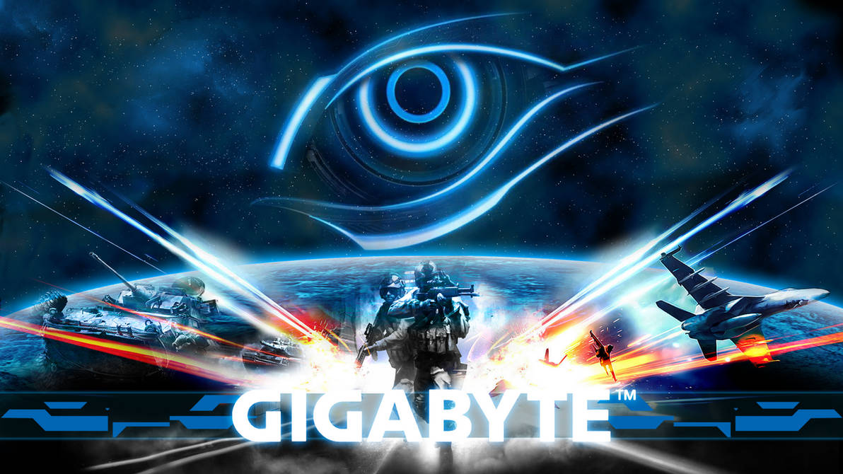 Кто такой гигабайт который танцует. Gigabyte обои. Картинки на рабочий стол гигабайт. Gigabyte заставка. Gigabyte фоны для рабочего стола.