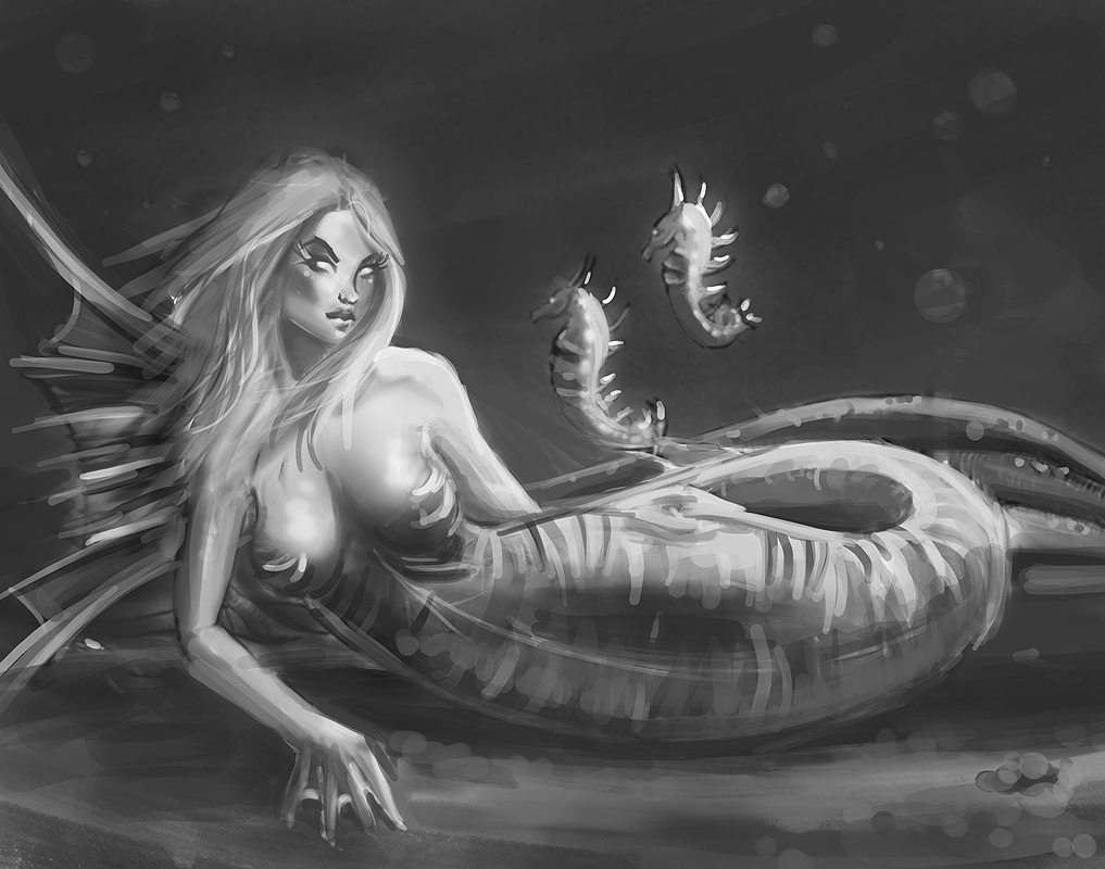 Mermaid, work in progress