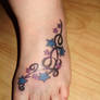 Star foot Tattoo