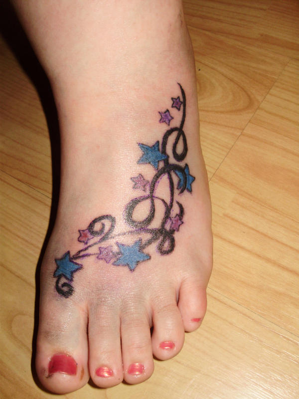 Star foot Tattoo by Torment-Ink on DeviantArt