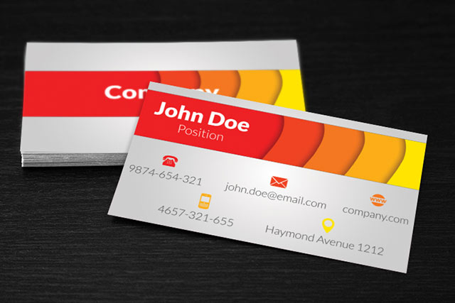 Stylish Corporate Business Card Design