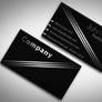 Elegant Black and White Business Card Template