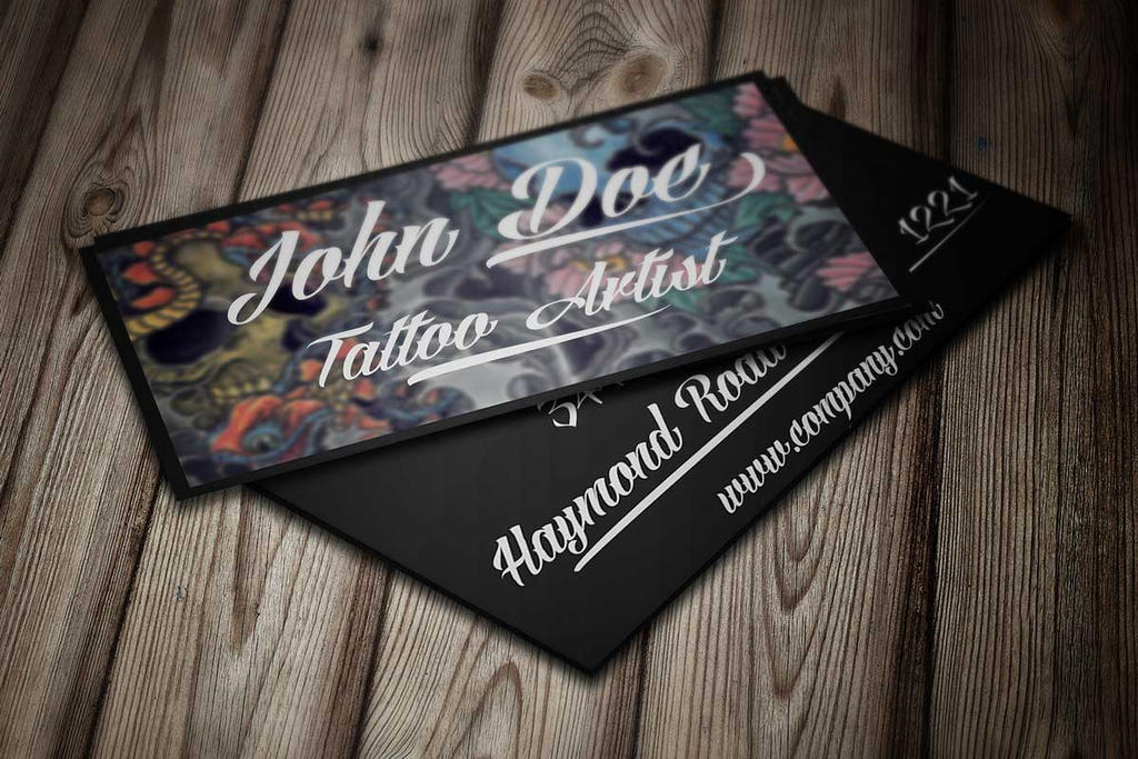 Tattoo Business Card Template by BorceMarkoski on DeviantArt tattoo-business-card-template-by-borcemarkoski-on-deviantart