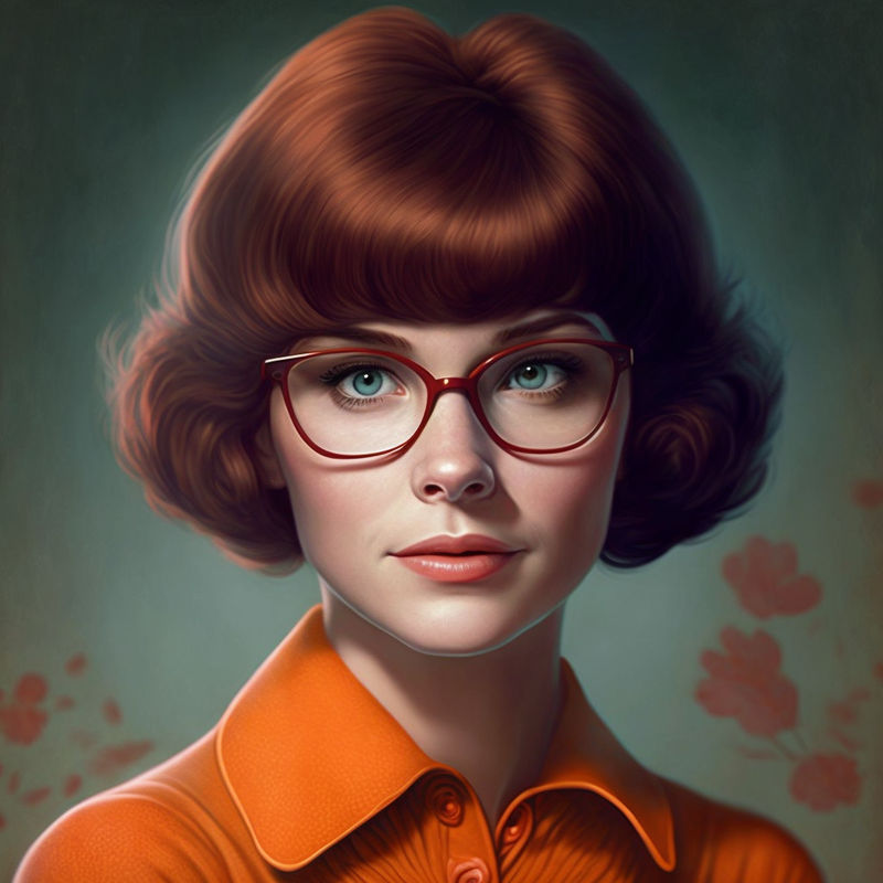 Midjourney test #1 - Velma Dinkley by mardoek50 on DeviantArt
