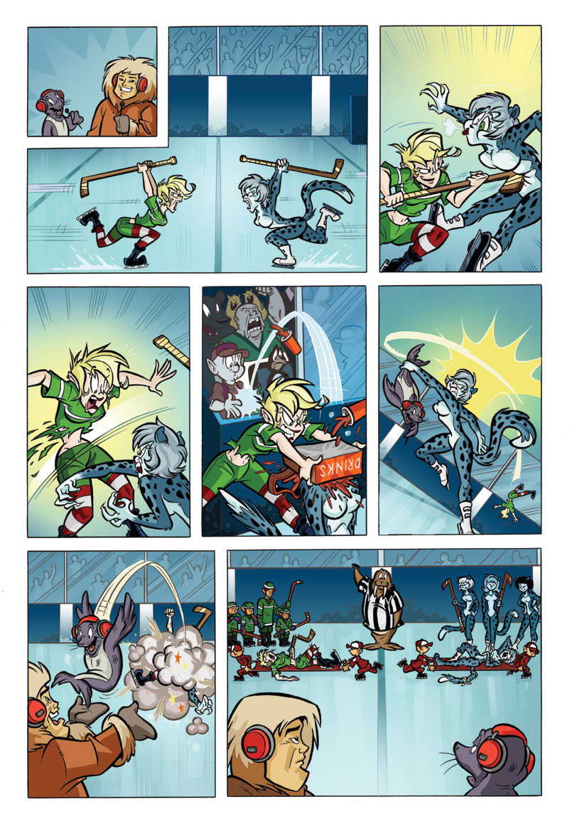 Jingle Belle - Hockey Strip