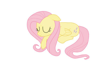 Fluttershy dibujo 1